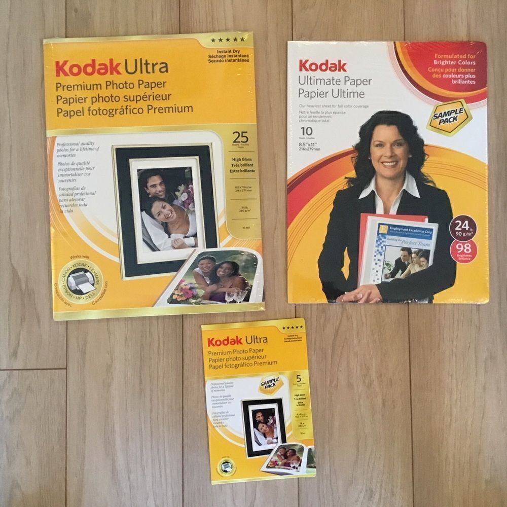 NWOT. Kodak Premium Photo Paper - 3 packs